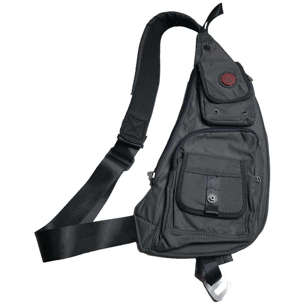 NICGID Men's and Women's‎ Messenger Bag Casual Shoulder and Crossbody Bag Black